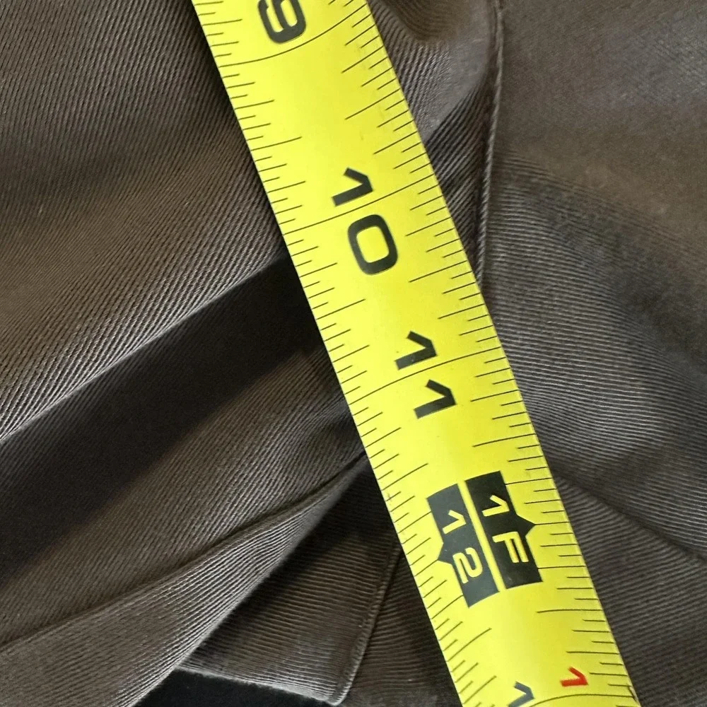 L.L. Bean Pants Womens 18 Regular Brown‎ Straight Fit Chino Twill Flat Front